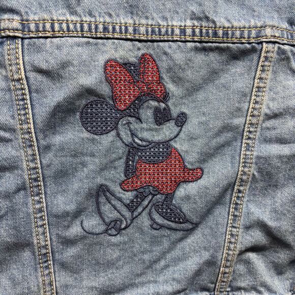 Baby Gap Disney Minnie Mouse Denim Jacket - Size Small - Picture 5 of 6